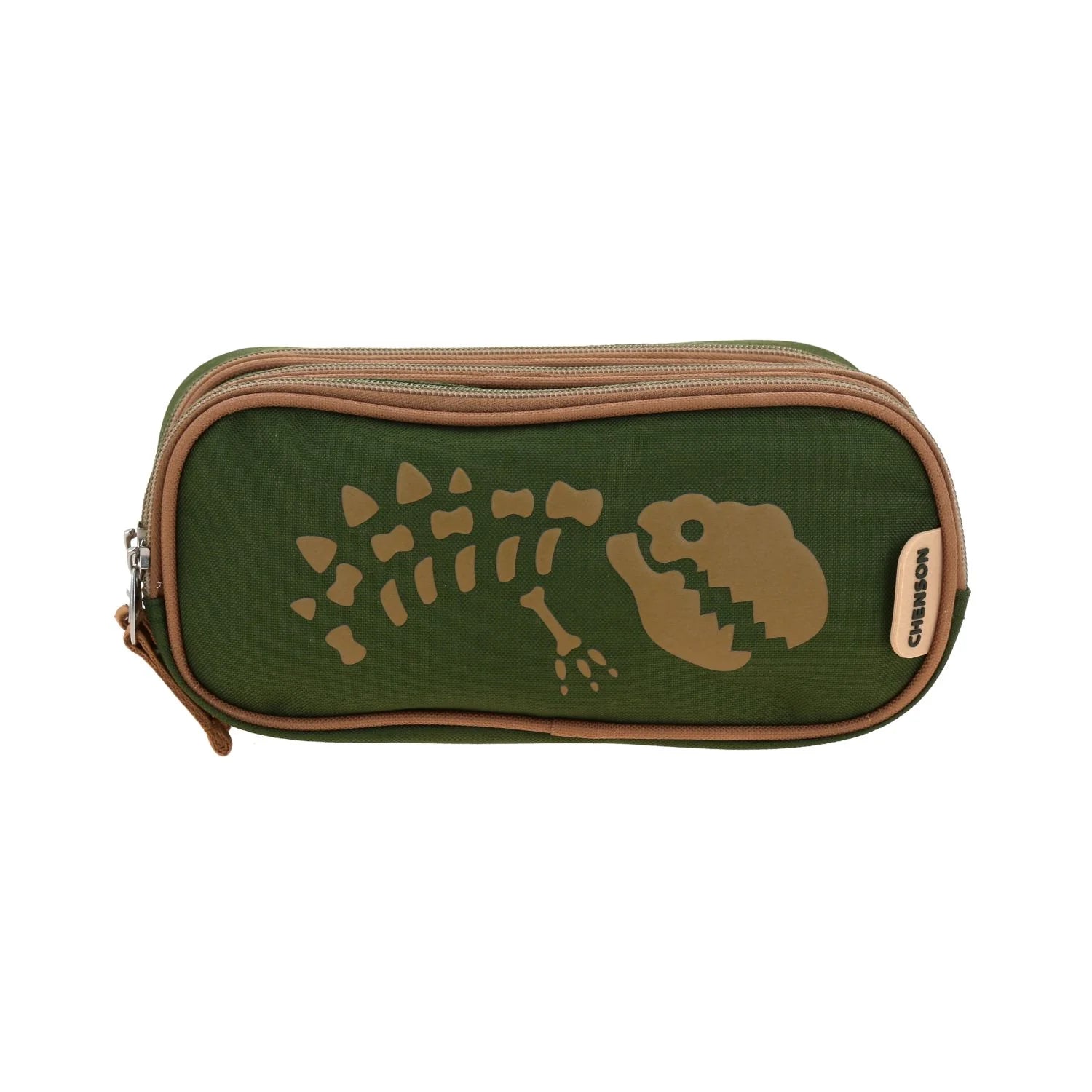 Lapicera Chenson Dinosaurio Verde Militar - Modelo Sagaz