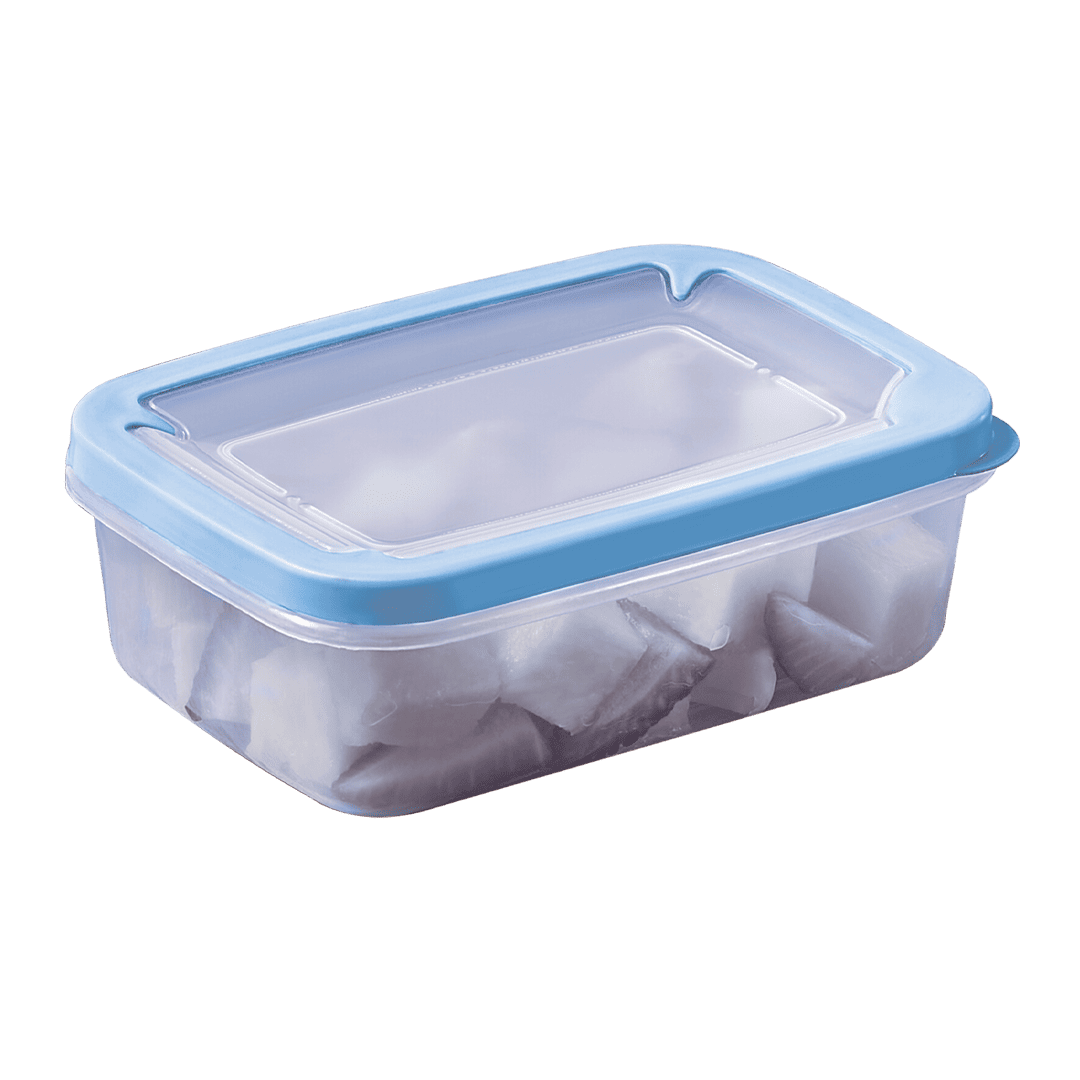 Contenedor de plástico color Azul capacidad 500 ml