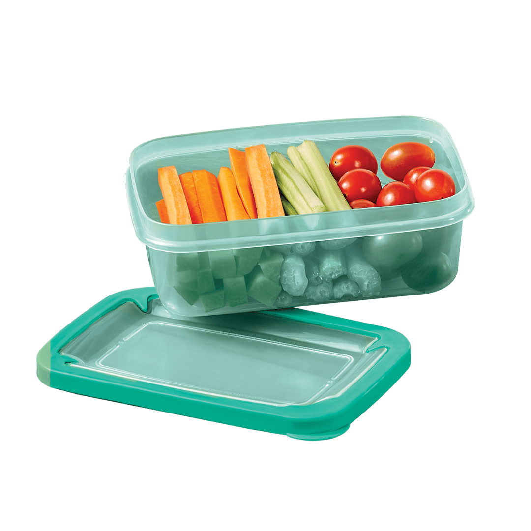 Contenedor de plástico color verde capacidad 500 ml