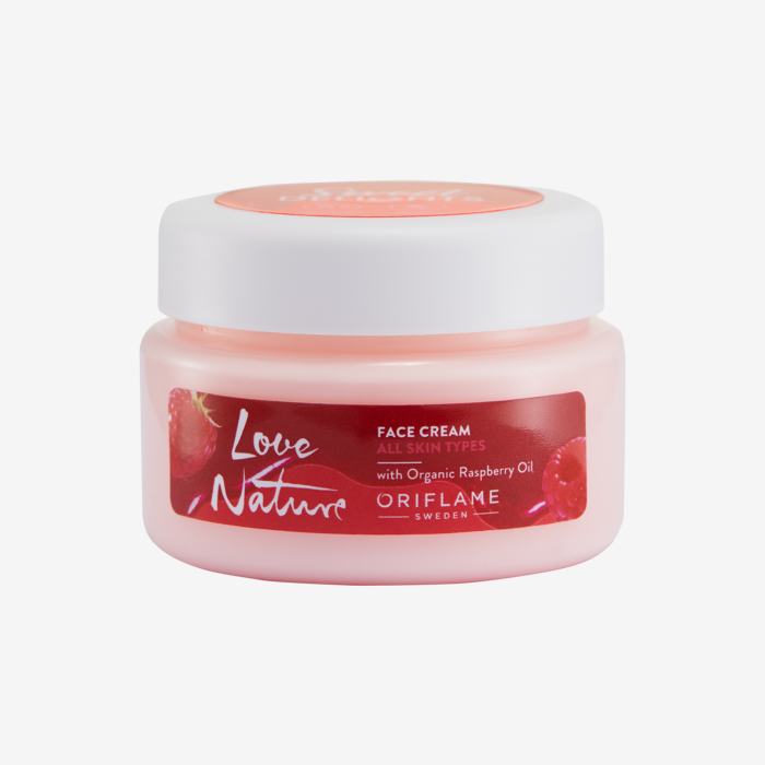 Crema Facial con Aceite de Frambuesa