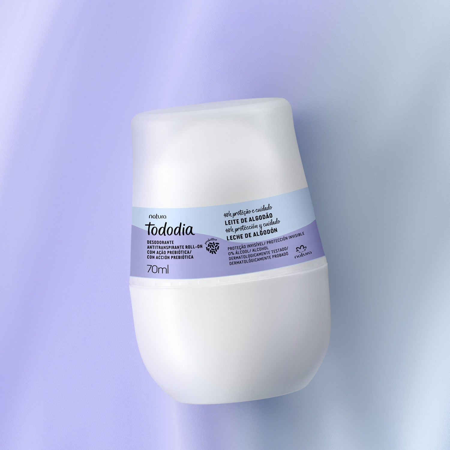 Desodorante Antitranspirante Roll-On para Mujer Leche de Algodón