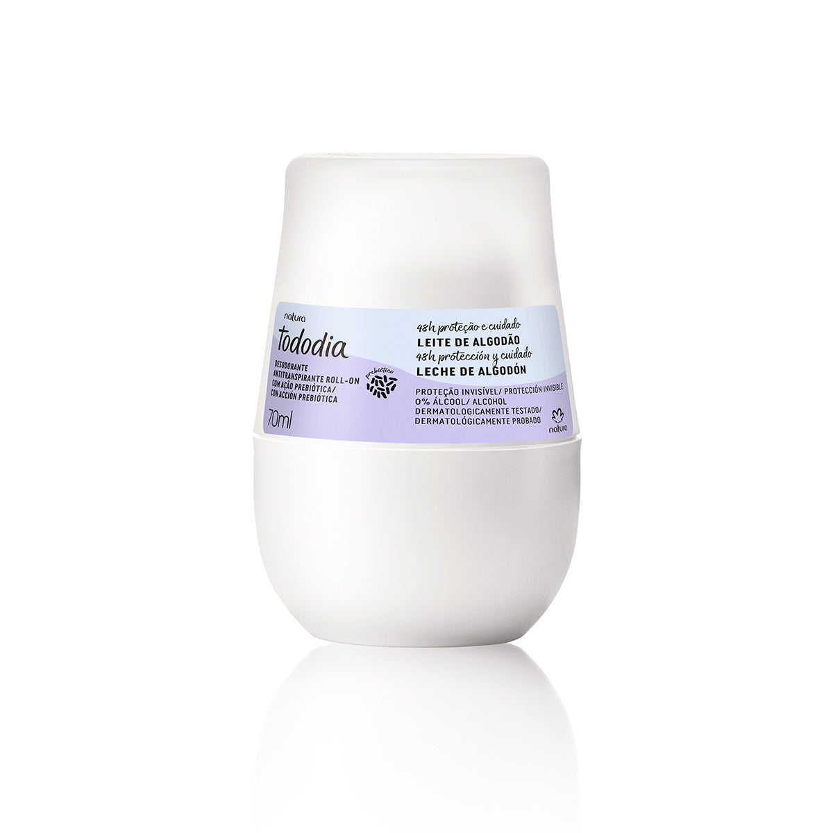 Desodorante Antitranspirante Roll-On para Mujer Leche de Algodón