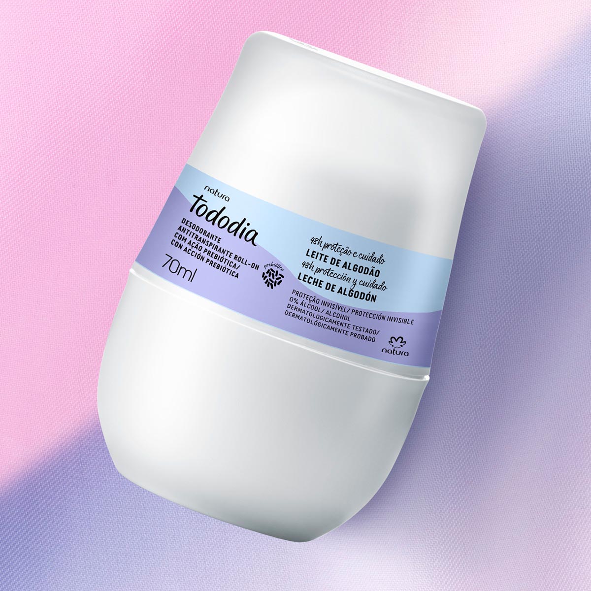 Desodorante Antitranspirante Roll-On para Mujer Leche de Algodón