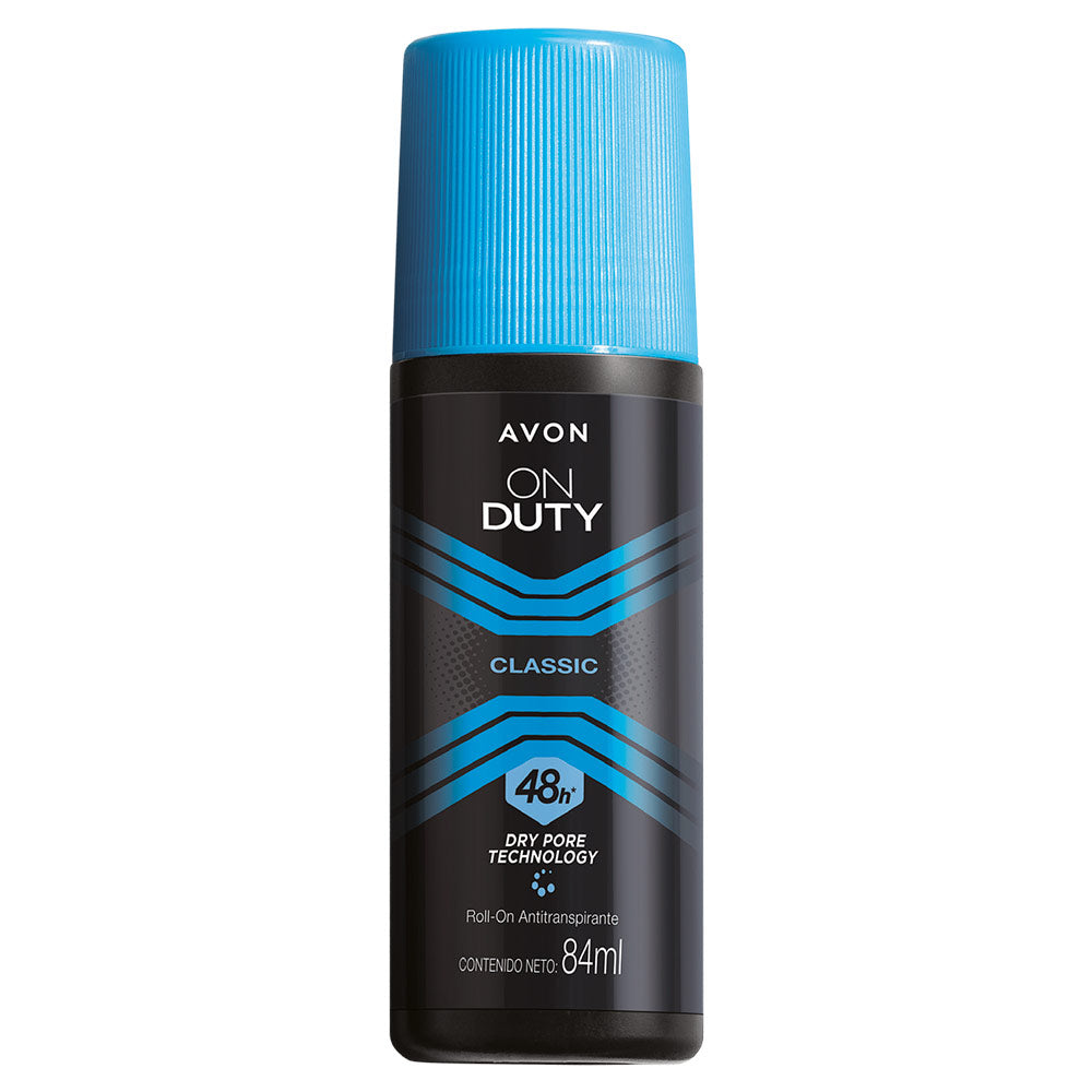 Desodorante Roll-On Antitranspirante Clásico Unisex On Duty 84 ml