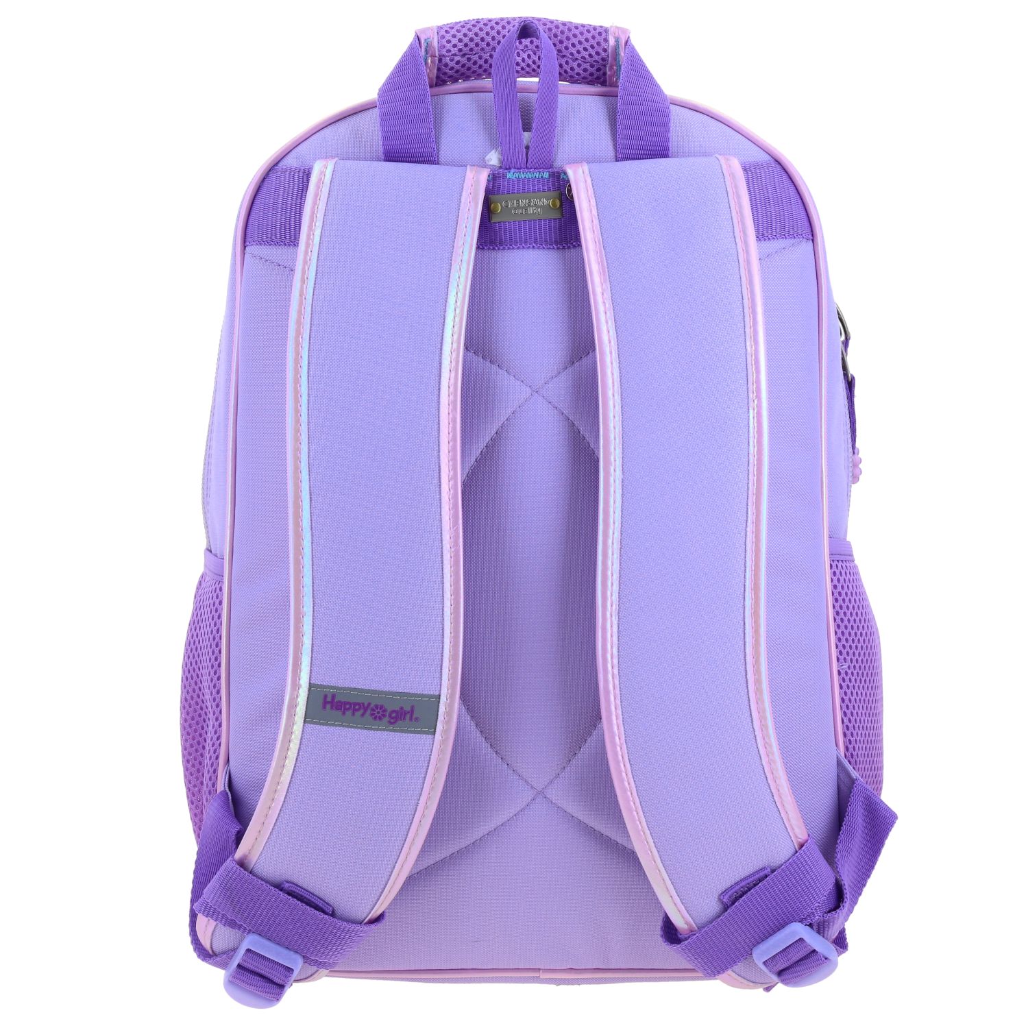 Mochila Happy Girl Flof Flor 3D - Lila Brillante