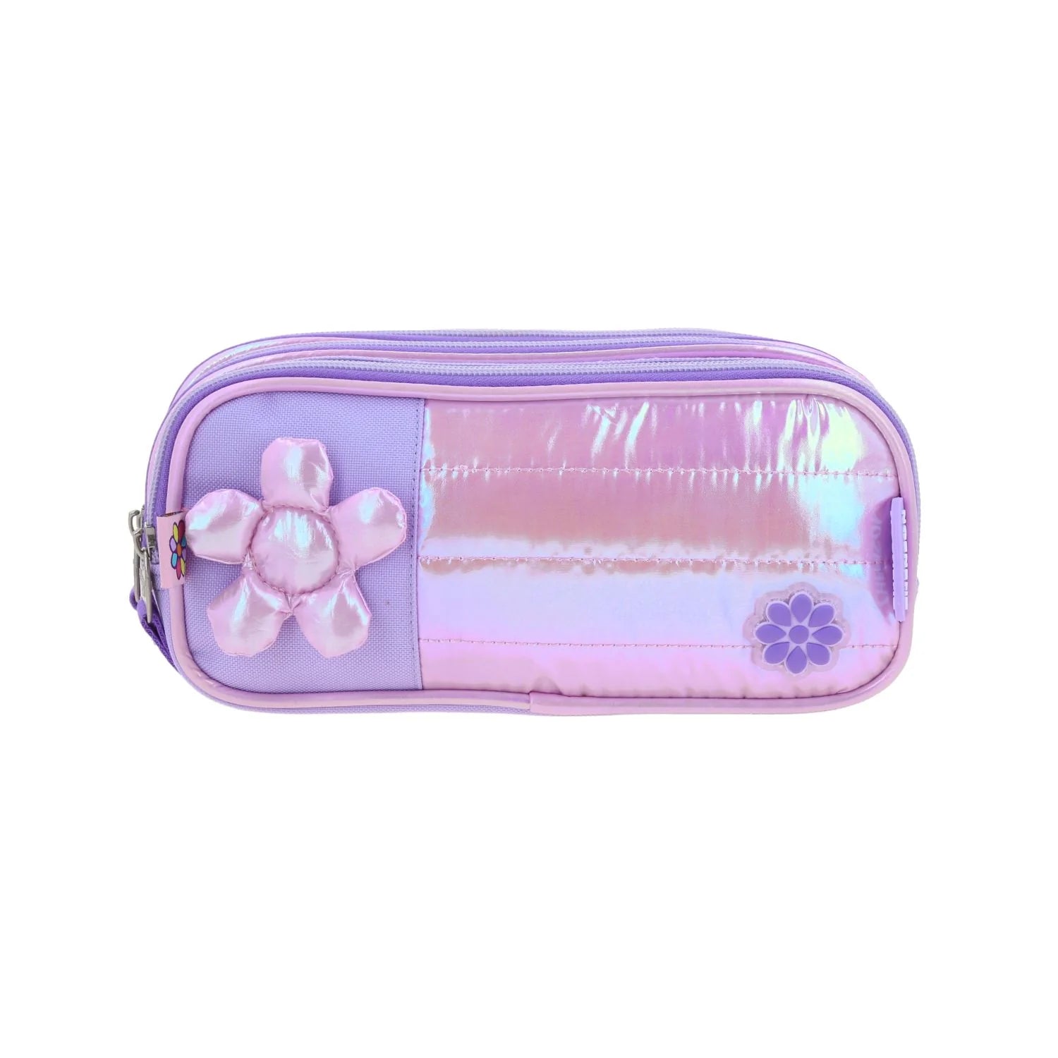 Lapicera Happy Girl Flor 3D - Lila Brillante