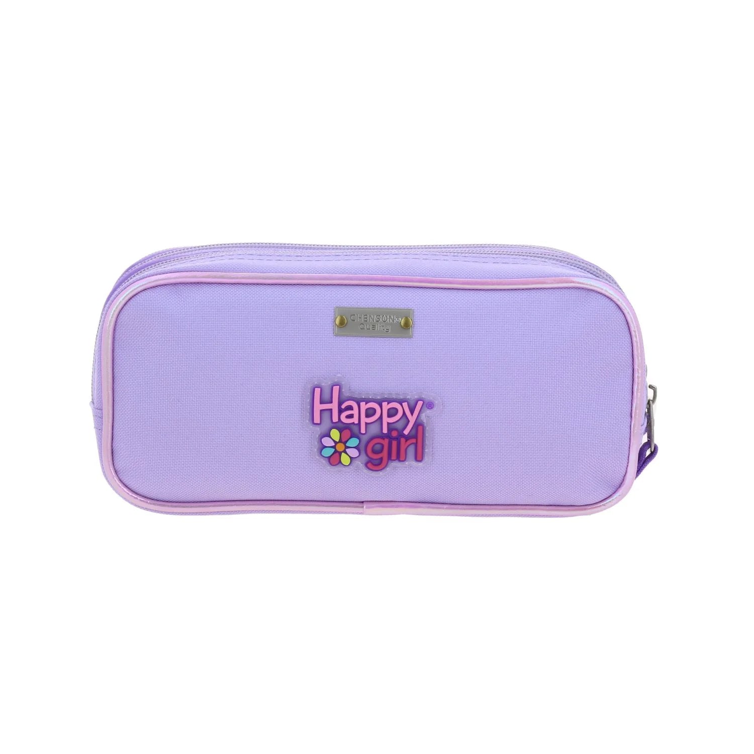 Lapicera Happy Girl Flor 3D - Lila Brillante