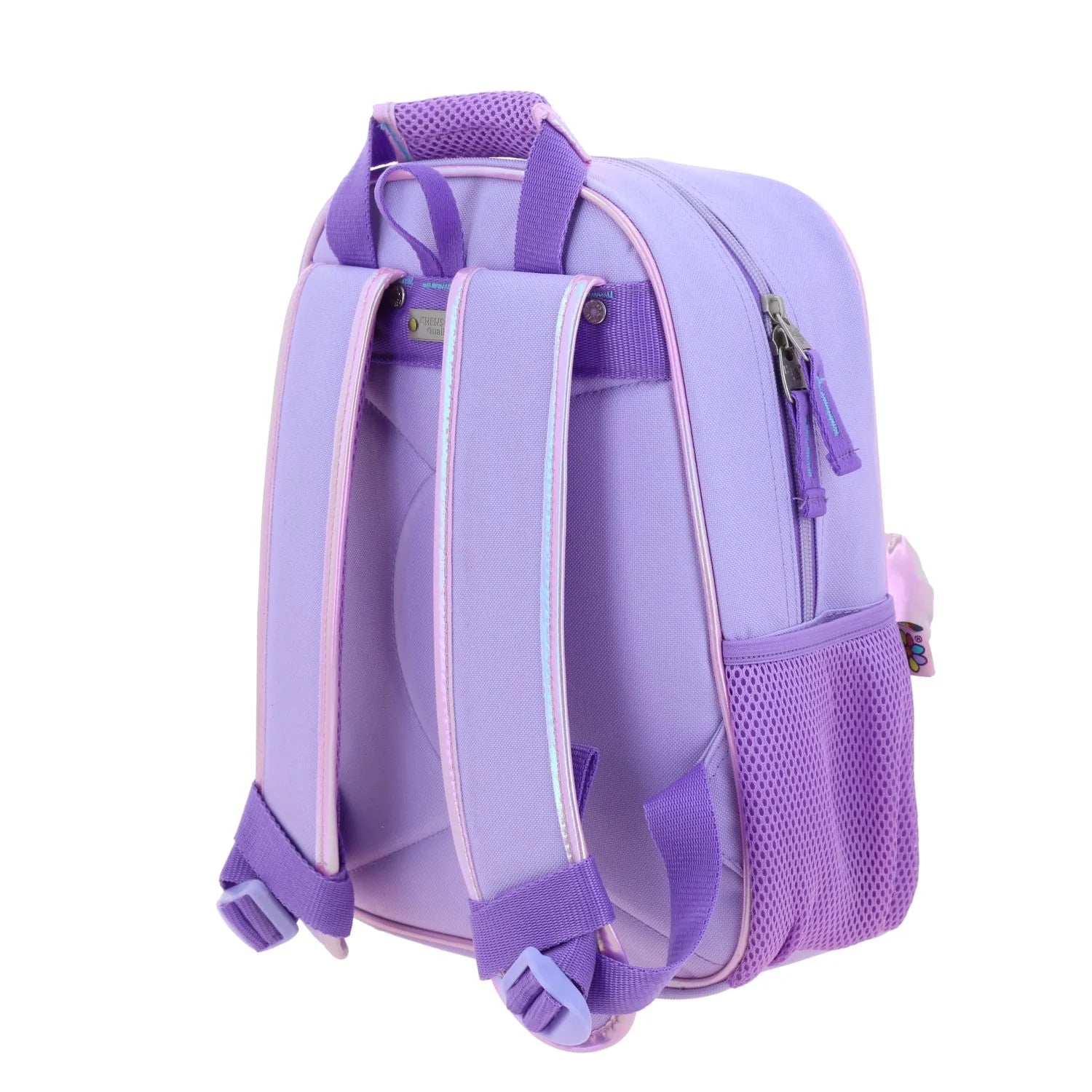 Mochila Happy Girl Flof Flor 3D - Lila Brillante