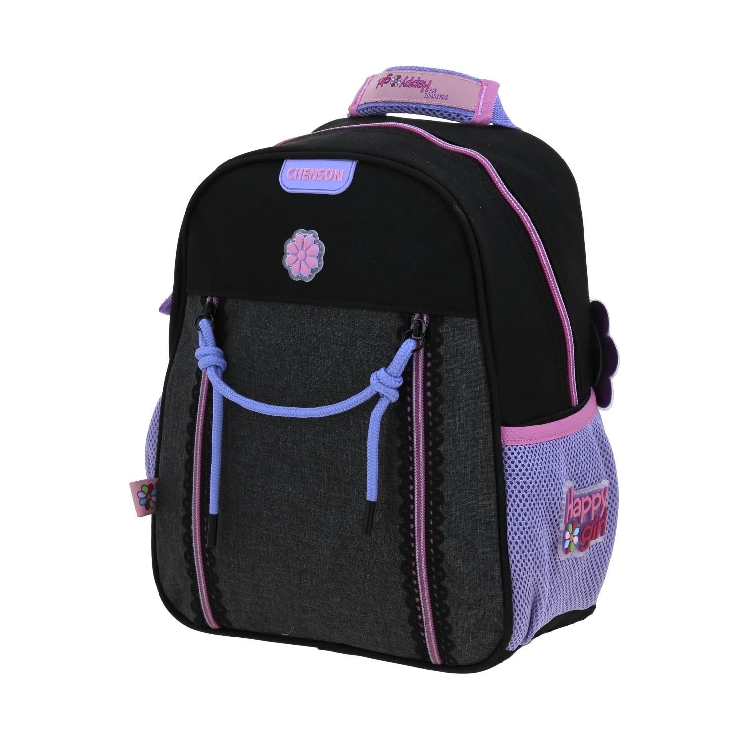 Mochila Happy Girl Tarlait - Negro