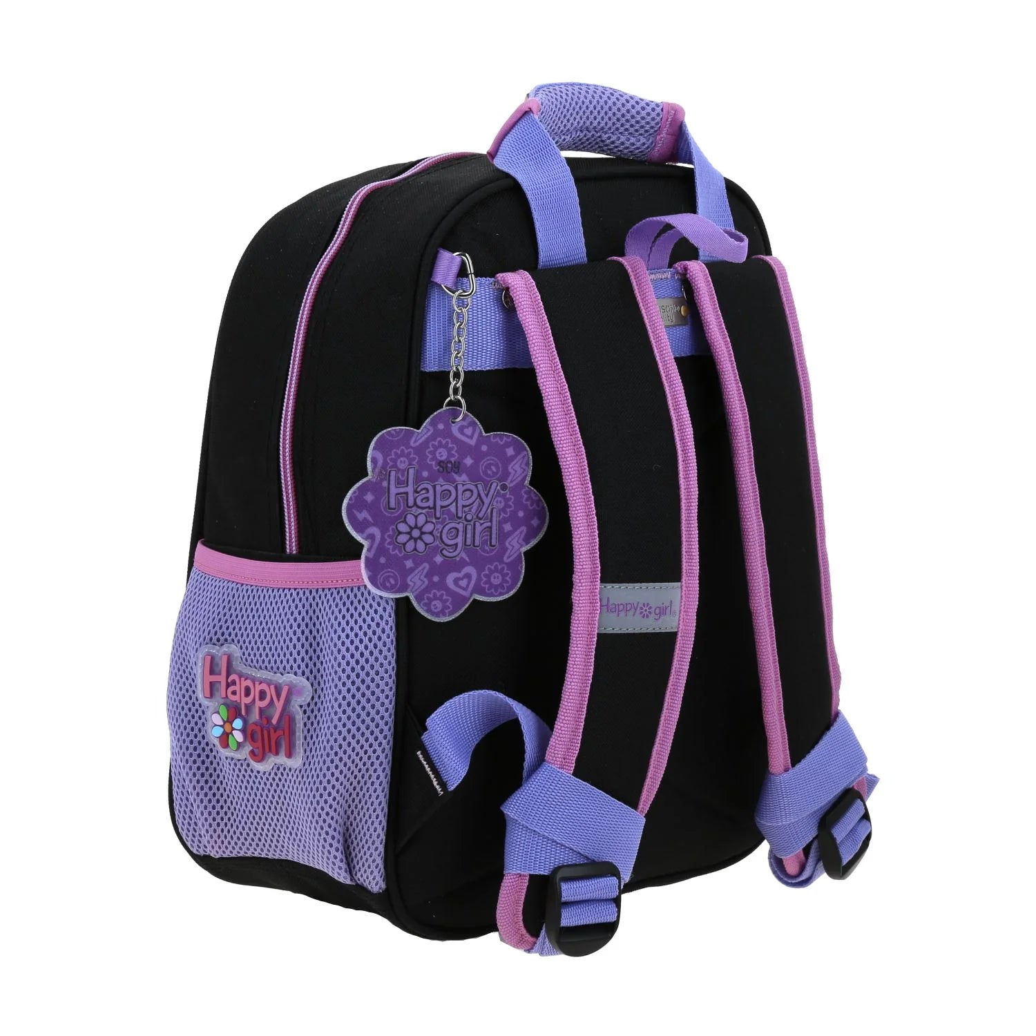 Mochila Happy Girl Tarlait - Negro