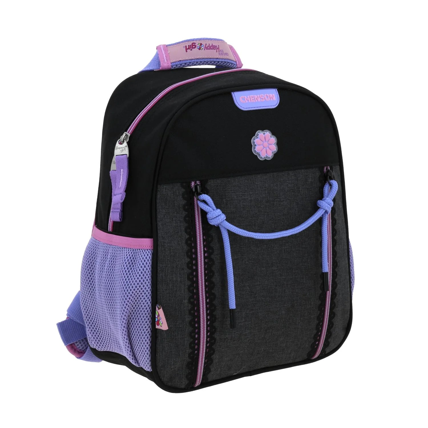 Mochila Happy Girl Tarlait - Negro