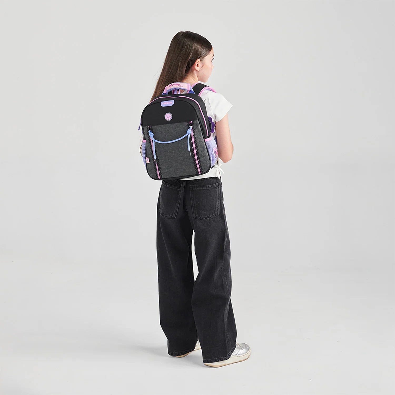 Mochila Happy Girl Tarlait - Negro