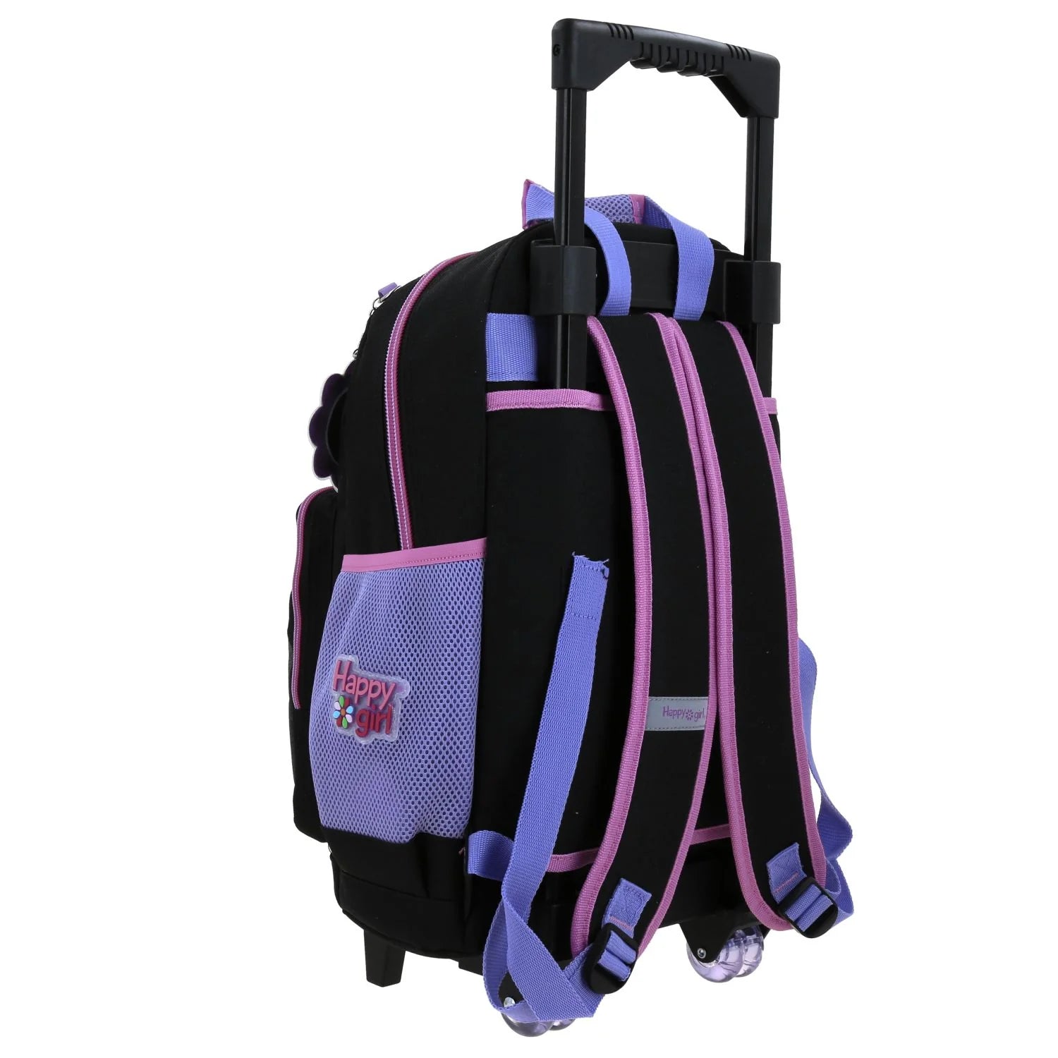 Mochila con Ruedas Happy Girl Tarlait - Negro