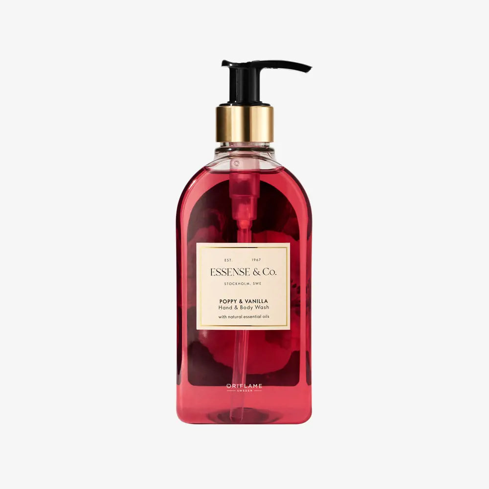 Jabón Líquido para Manos y Cuerpo con Amapola y Vainilla Essense & Co.