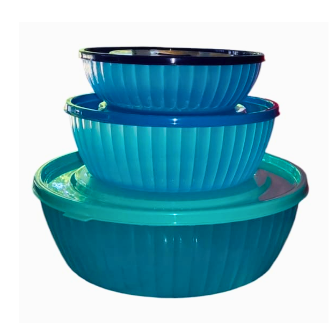 Juego de 3 Plastirefractarios 500 ml, 1.2 L y 2.5 L
