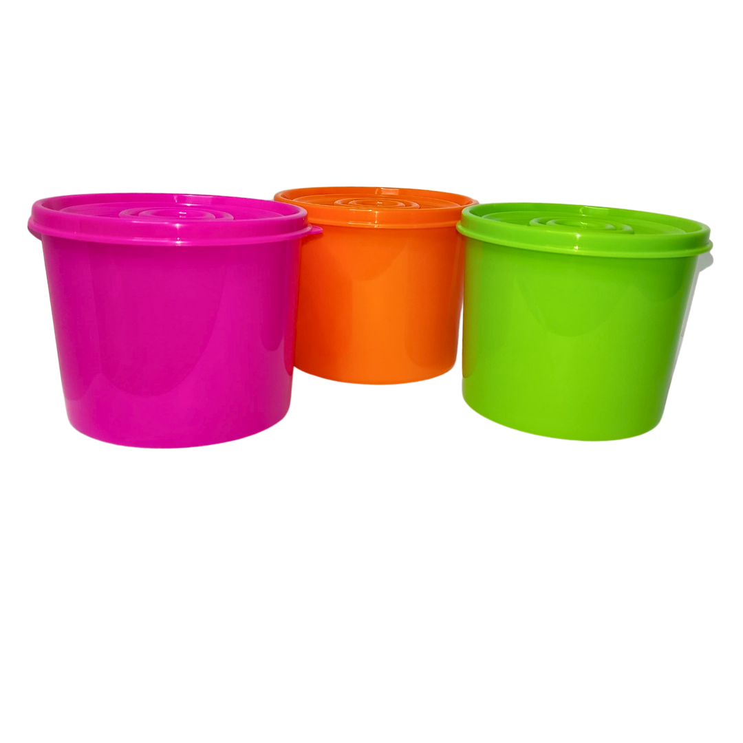 Juego de 3 contenedores con Tapa Cap. 700 ml