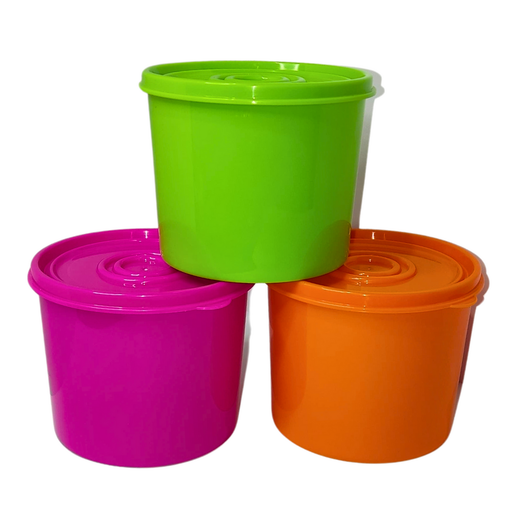 Juego de 3 contenedores con Tapa Cap. 700 ml