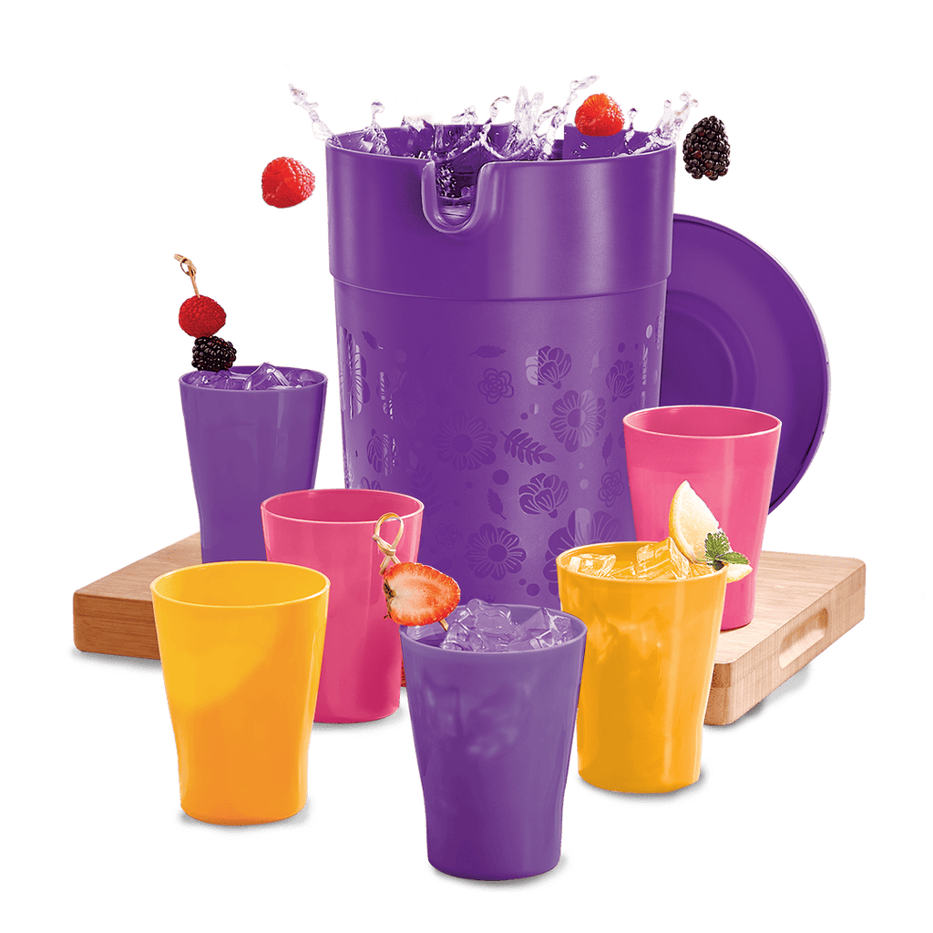 Juego de Jarra Jumbo 4 Litros con 6 Vasos