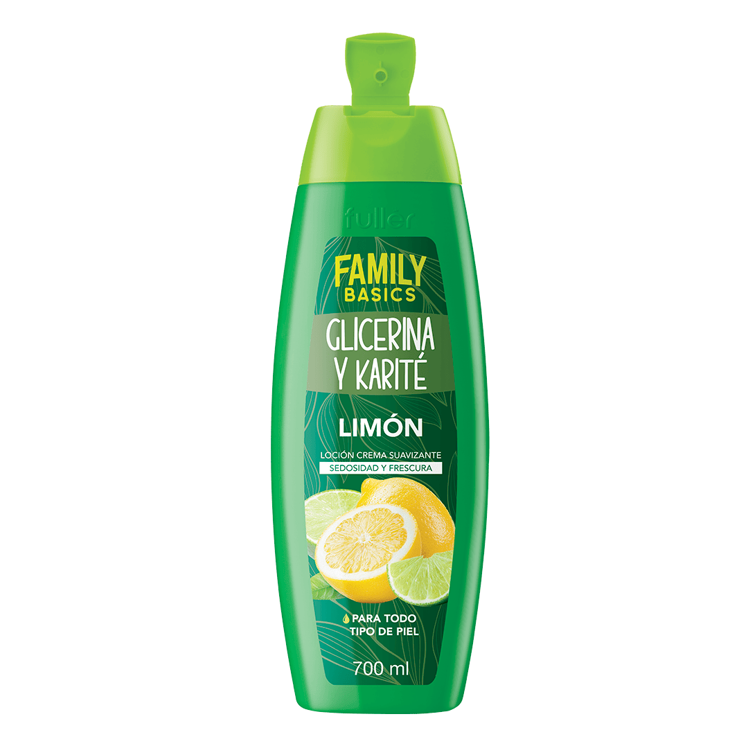 Loción Corporal Suavizante con Glicerina y Karité Limón 700 ml