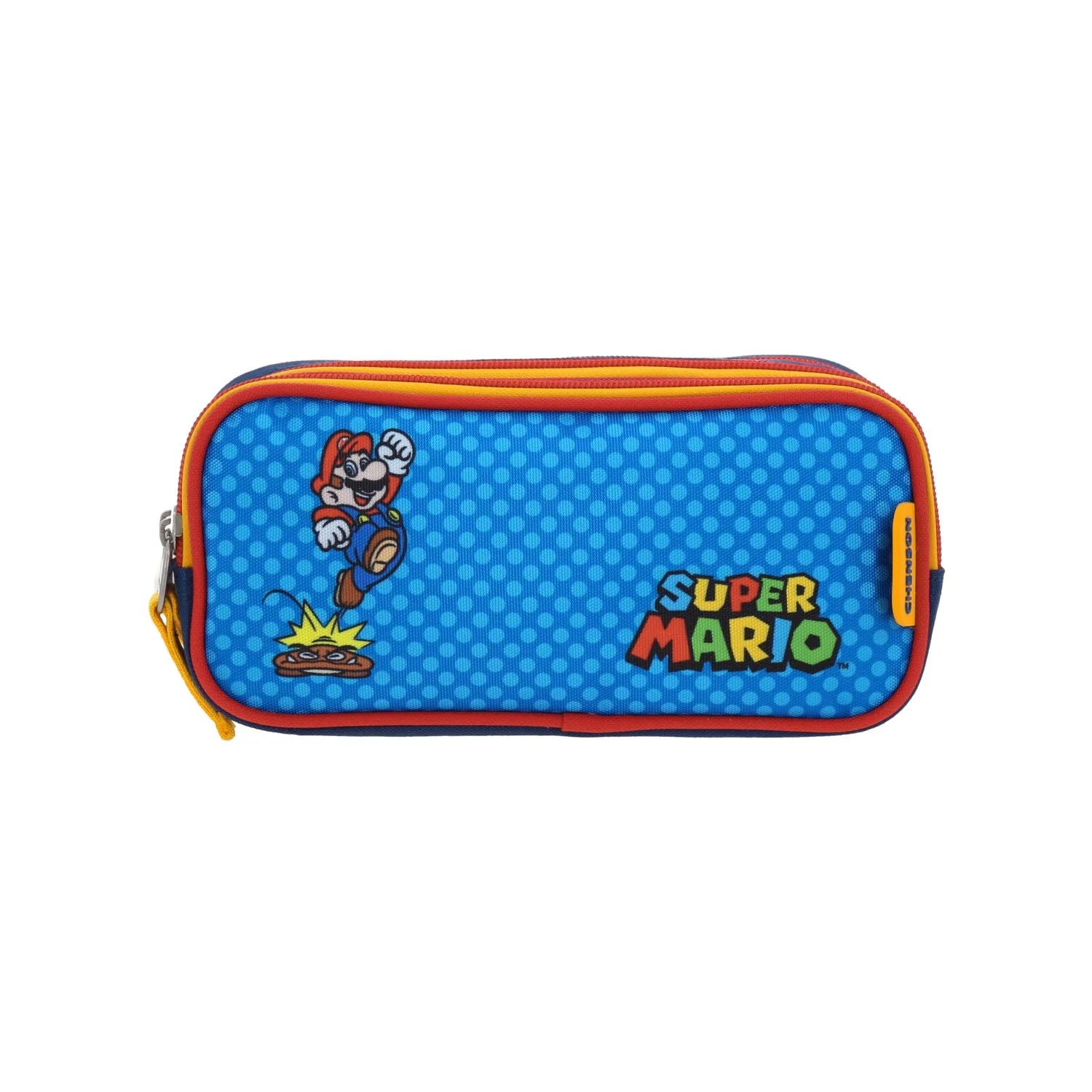 Estuche de Lápices Mario Bros Chenson - Diseño de Lunares Azul