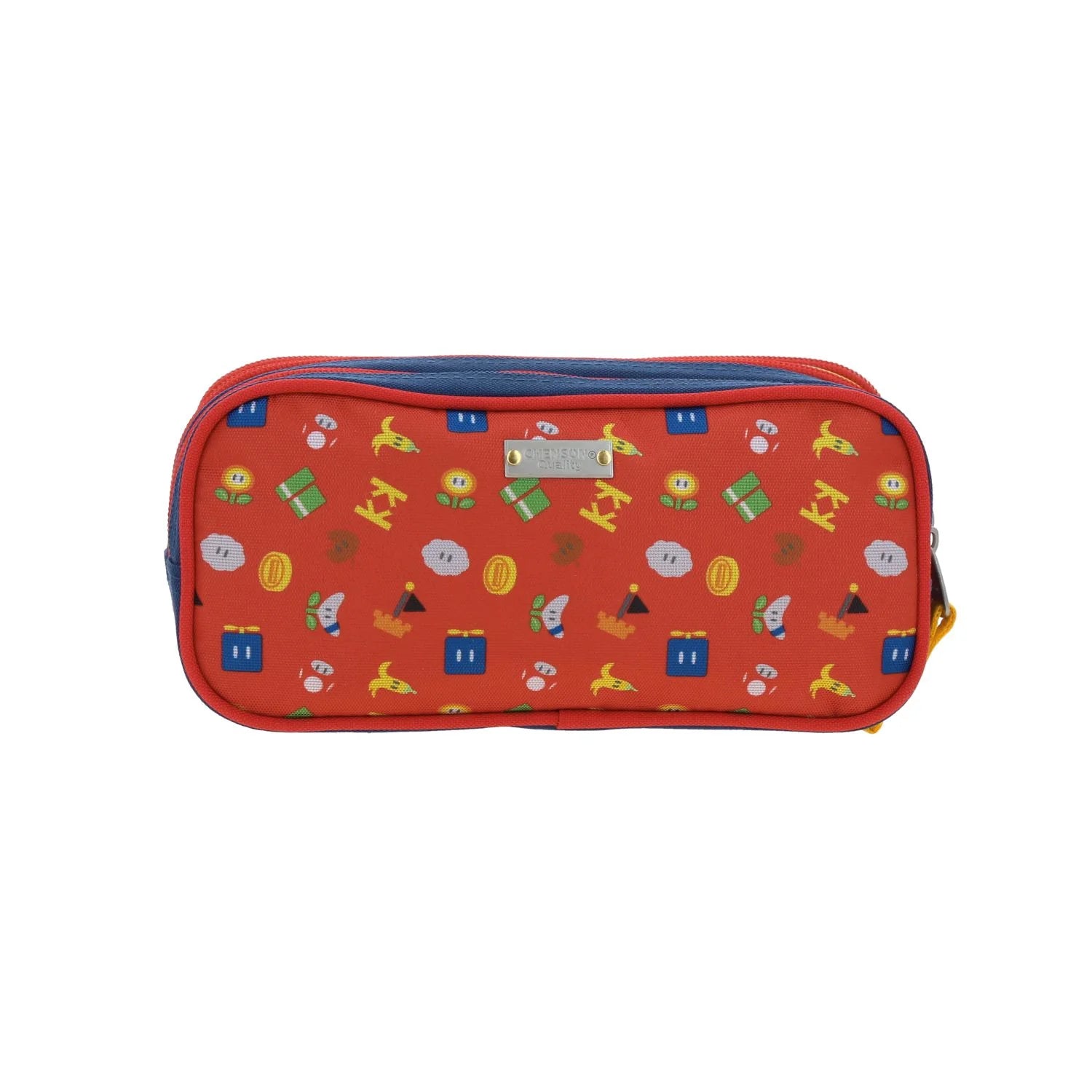 Estuche de Lápices Mario Bros Chenson - Diseño de Lunares Azul