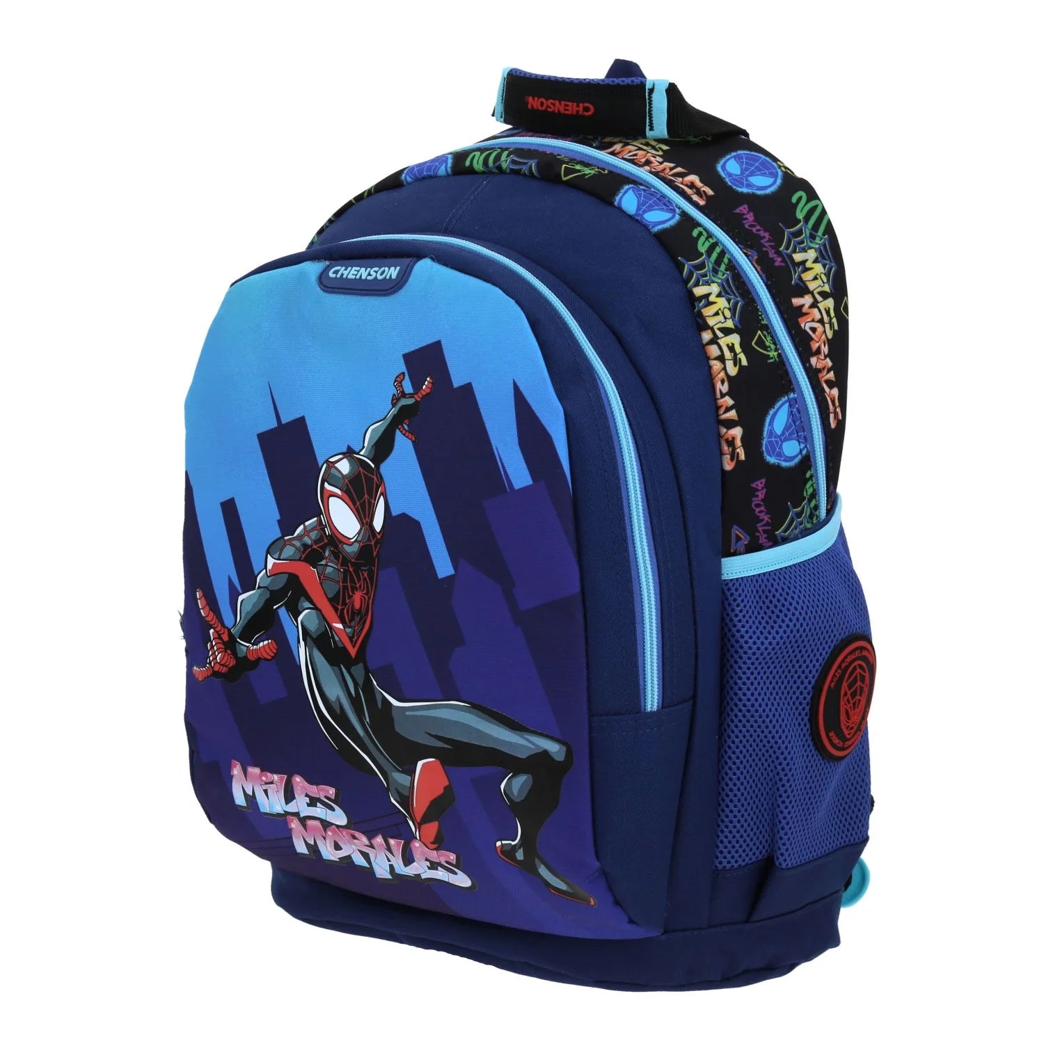 Mochila Spider-Man Miles Morales Azul - Chenson