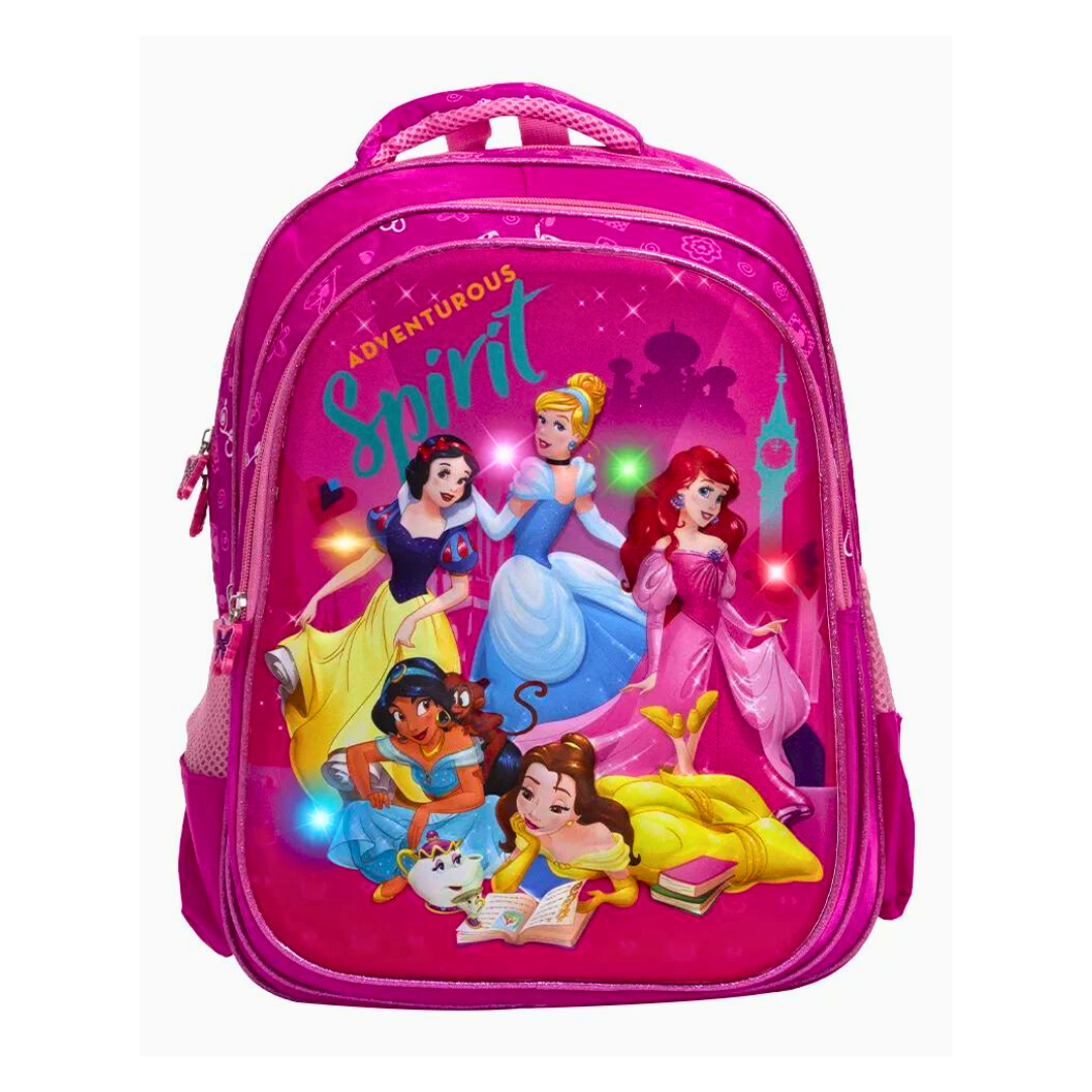 Mochila Infantil 3D Rosa Mod. Princesas