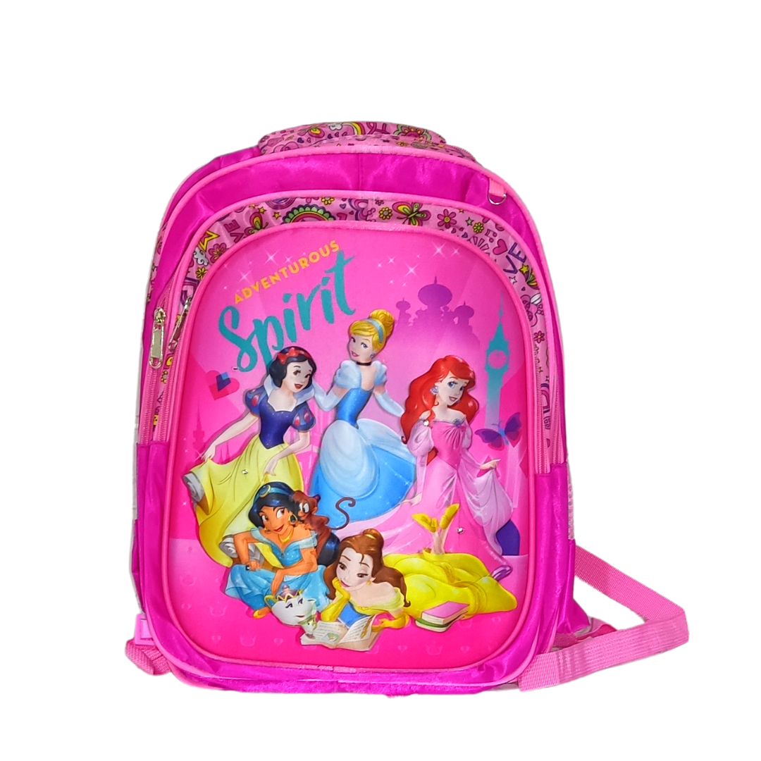Mochila Infantil 3D Rosa Mod. Princesas
