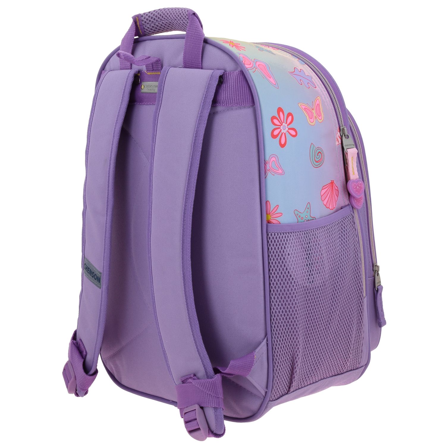 Mochila Escolar Princesas Disney - Lila Brillante