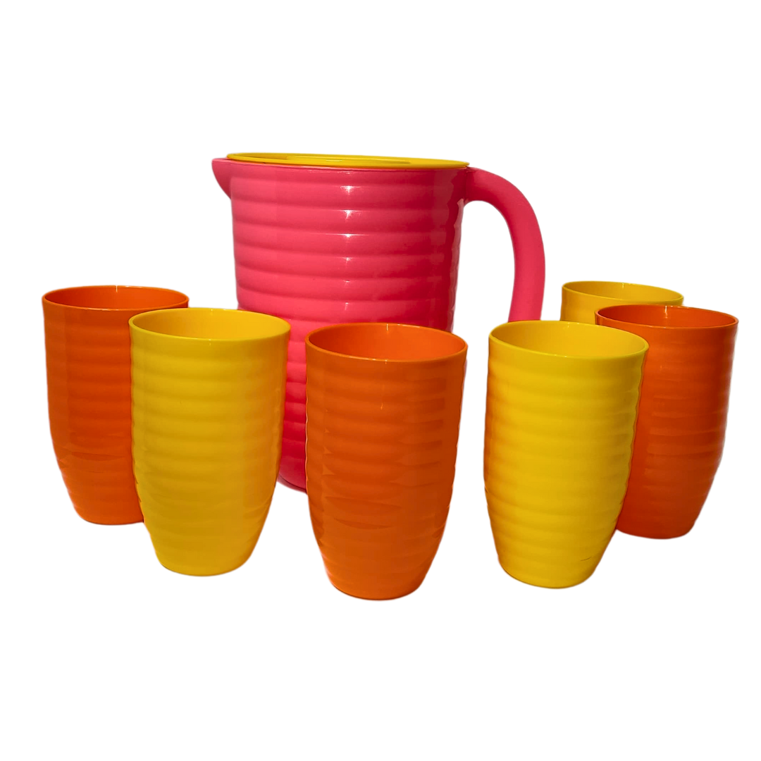 Set de Jarra con 6 Vasos