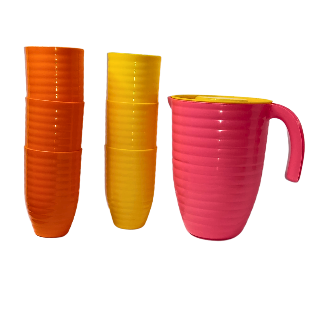 Set de Jarra con 6 Vasos