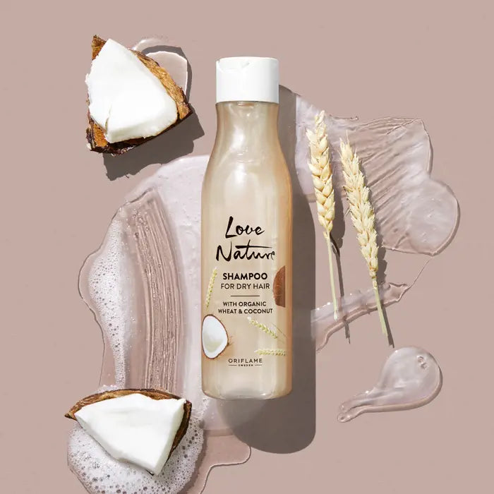 Shampoo para Cabello Seco con Trigo y Aceite de Coco - 250 ml