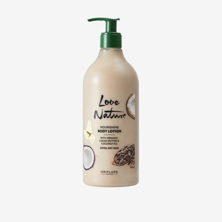 Crema Nutritiva Corporal con Manteca de Cacao y Aceite de Coco Love Nature