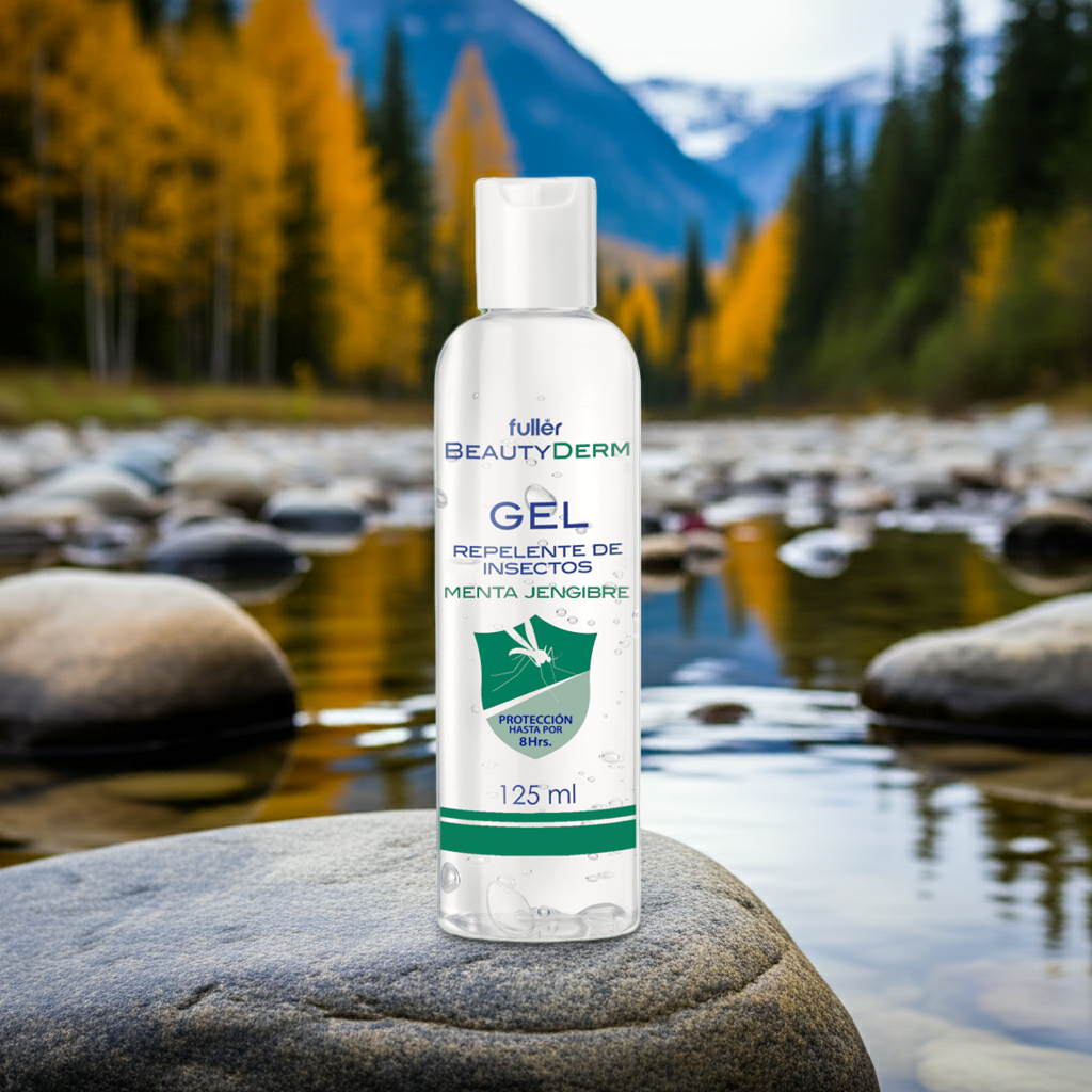 Gel Repelente de Insectos Aroma Menta Jengibre - 125 ml